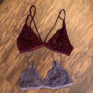 Lace Bralettes - NEW WITH TAGS